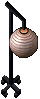 White hanging lantern.png